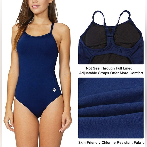 BALEAF womens competitive one piece athletic swimsuit size 34 NWT - Picture 8 of 12